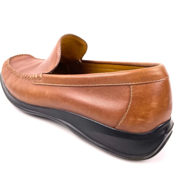 Cole Haan Mens Air Slip On Venetian Loafers Brown Leather 11.5 Shoe C08093 - Picture 5 of 13